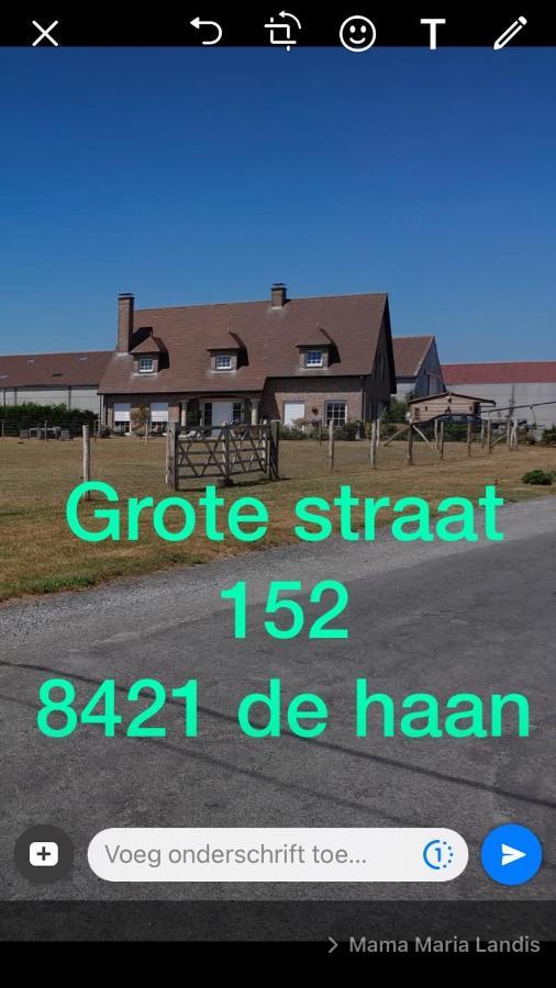 مبيت وإفطار Vlissegem Casa Matteo De Haan Grote Straat 152 المظهر الخارجي الصورة